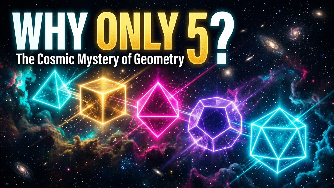 Why Do Only 5 Regular Solids Exist in 3D Space? | Sacred Geometry & Crystal Polyhedra