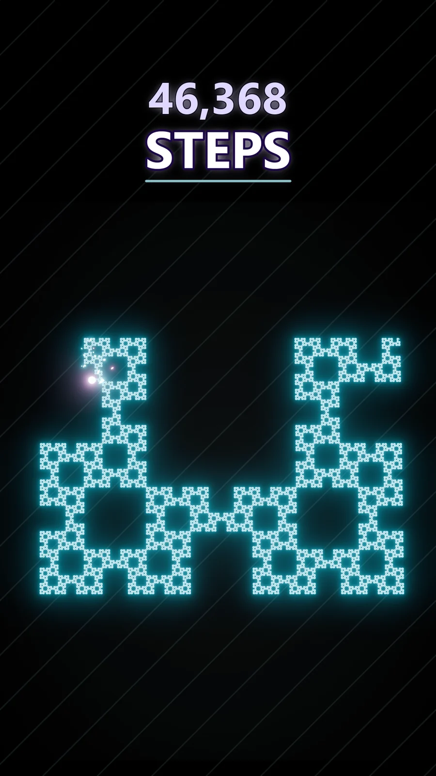 Two Symbols Draw an Endless Maze
