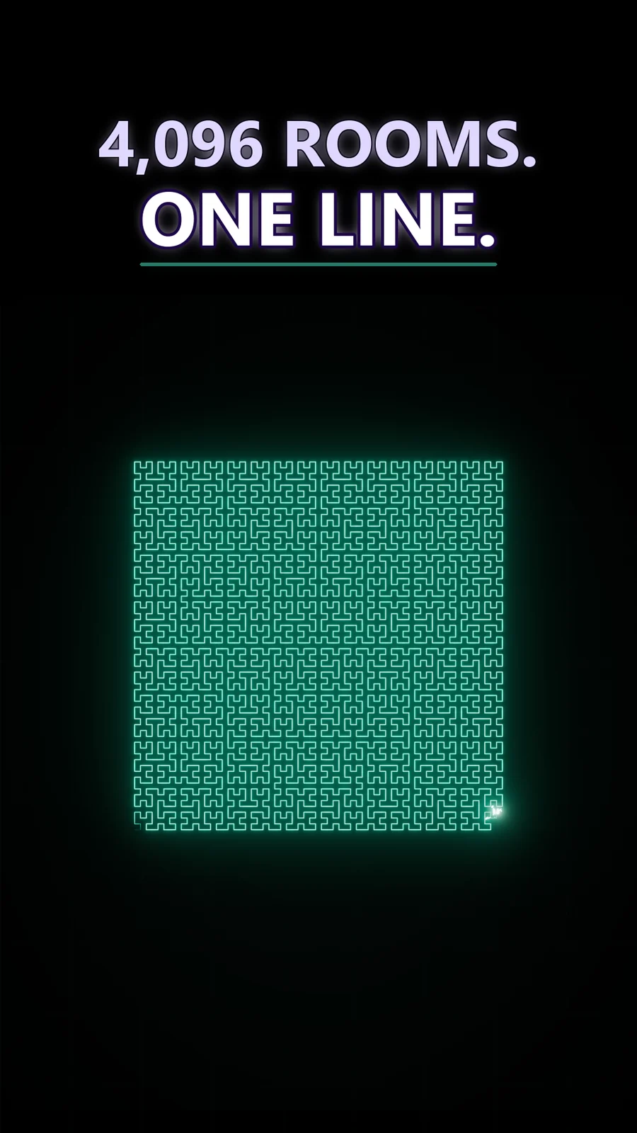One Line Visits 4,096 Rooms