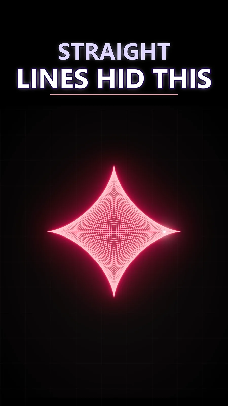 Can 180 Straight Lines Hide One Curve?