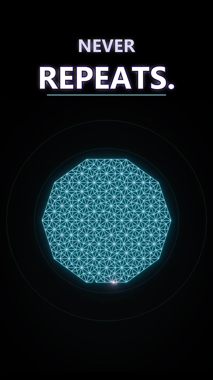 Can the Golden Ratio Build a Pattern That Never Repeats?
