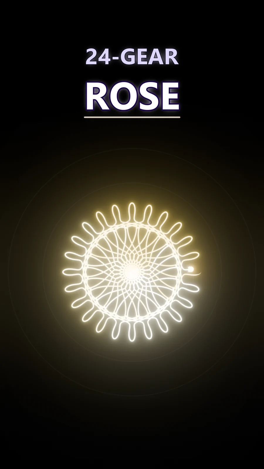 The Kinetic Rose Hidden Inside 4 Rolling Gears