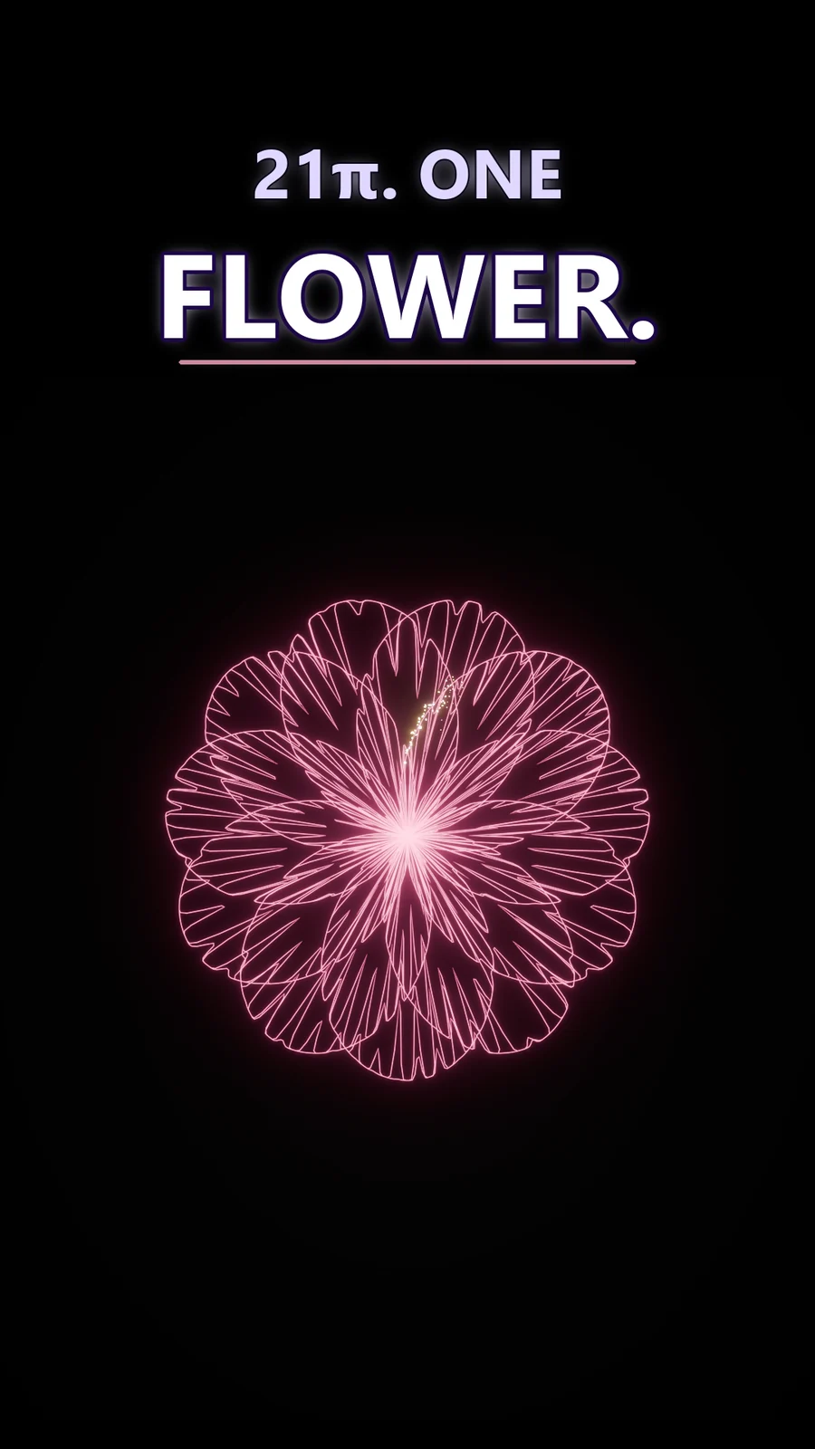 Can One Equation Grow a Chrysanthemum?