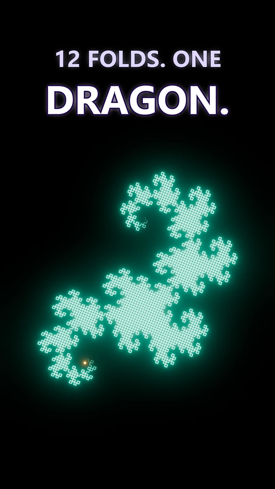 Can One Line Fold Into a Dragon?