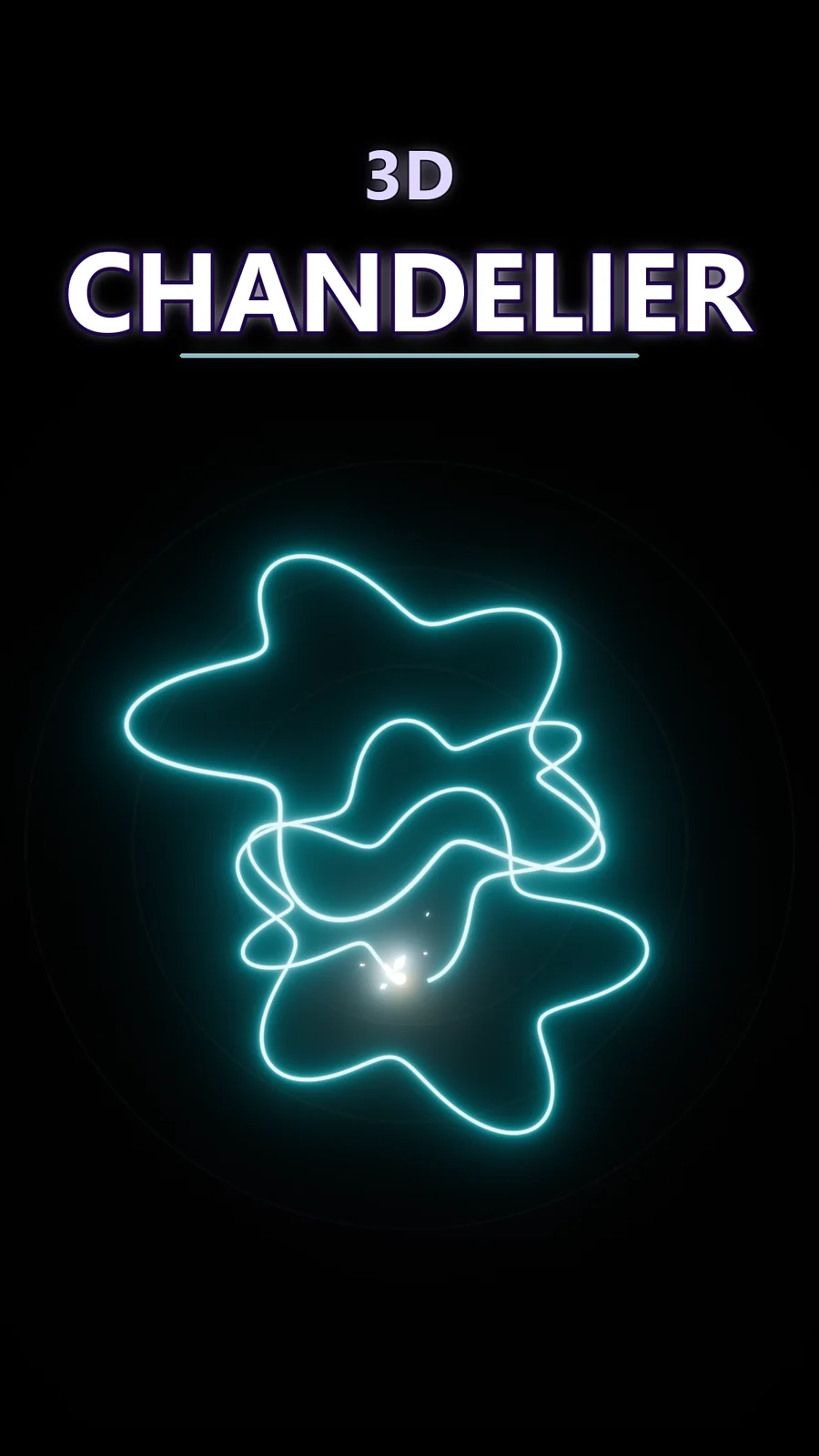 Can One Line Weave a 3D Crystal Chandelier?